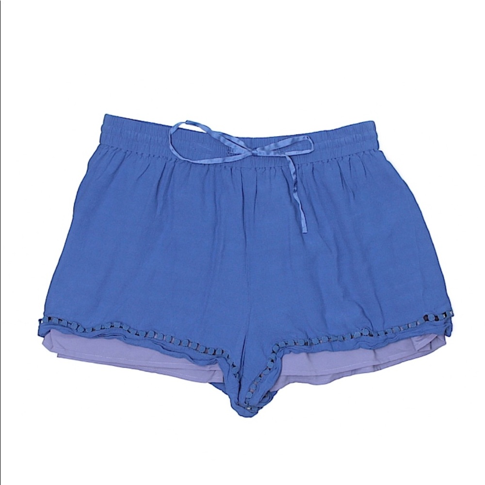 Rebecca Taylor Shorts Blue elastic Waist